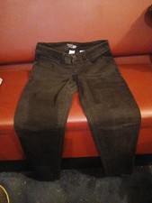 Time And Tru Womens 14 Petite High Rise Skinny Black Denim Jeans