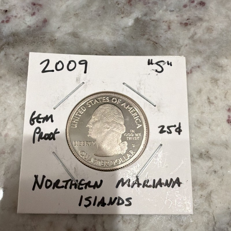 2009-S Northern Mariana Islands US Territories 25C Gem Proof San Francisco