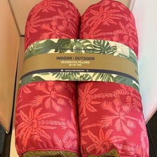 Tommy Bahama Tropical pink indoor outdoor set of 2 Pillows. NWT