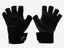 Guantes PUMA Unisex TR ESS Premium Tejidos Negro Correr Fútbol Guante Informal 04146701