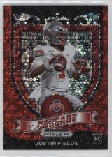 2021 Panini Prizm Draft Picks Crusade Red Circles Prizm Justin Fields #163 1u6