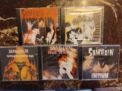 CD SAMMLUNG  SAMHAIN 5 CD Raritäten Glenn Danzig, Misfits, Horrorpunk