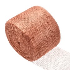 Copper Mesh 4"x 98Ft Copper Mesh Roll for Hole Filler Fabric DIY Kit