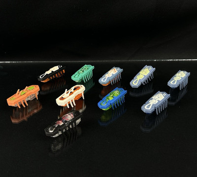 Hexbug Nano Lot of 10 Includes 4 Glow in the Dark Bugs **Tested Works**