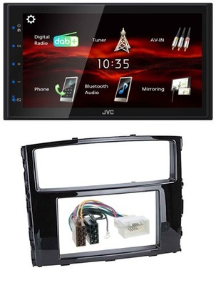 JVC USB Bluetooth MP3 DAB 2DIN Autoradio für Mitsubishi Pajero Shogun ab 14