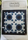 5 Heart Quilts 2001 Hearts All Around Kit w/ Patterns, Fabric, Lapel Pin Blodget — photo 1