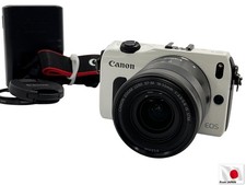 Canon EOS M 18.0MP Mirrorless Digital Camera 18-55mm White From JP (66962SK1)R