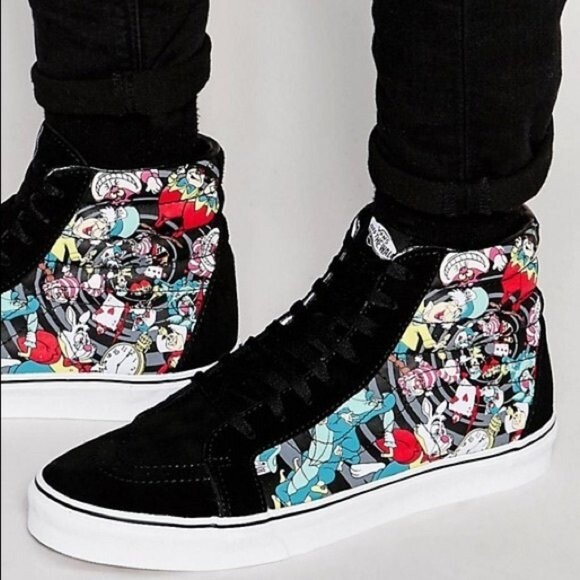 alice and wonderland vans