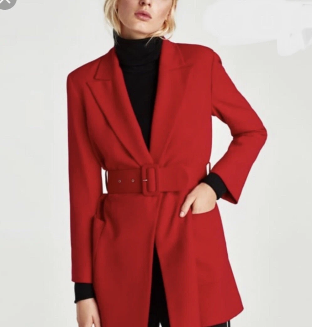 Belted cheap blazer zara
