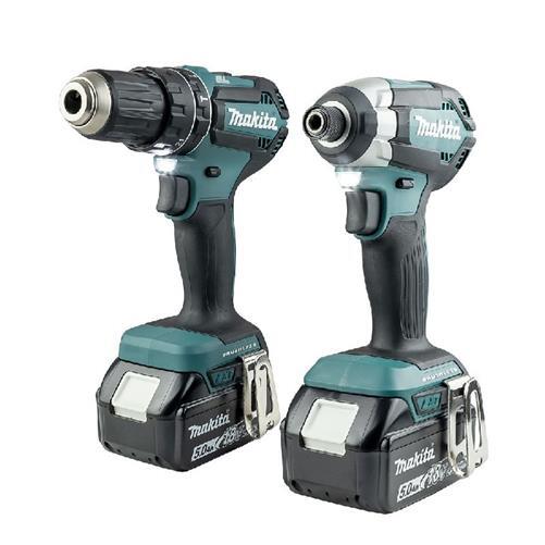 Makita DLX2283TJ 18v LXT Brushless Combi Impact Driver Twin Pack - Main Image