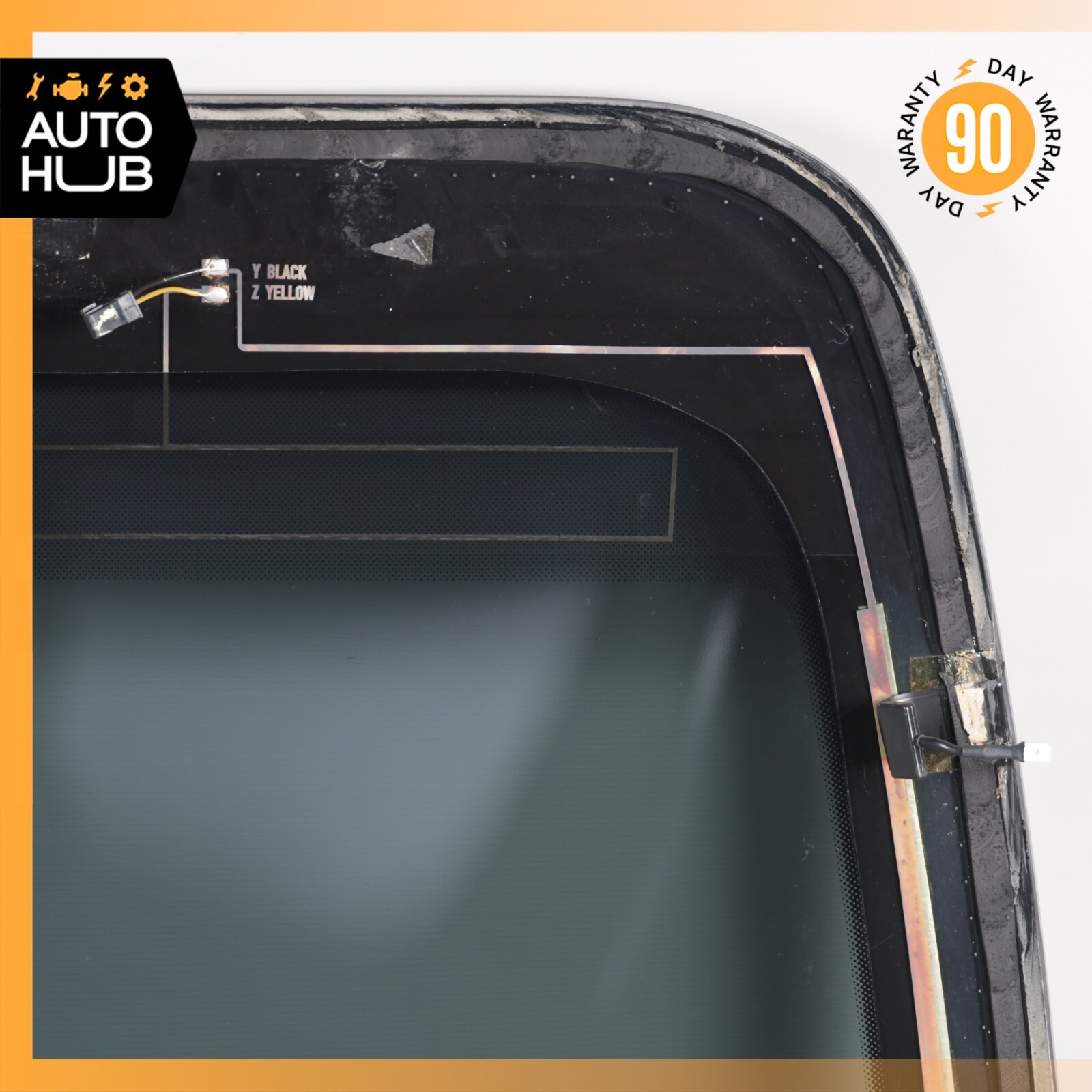 06-11 Bentley Continental Flying Spur Rear Windshield Wind Shield Glass OEM