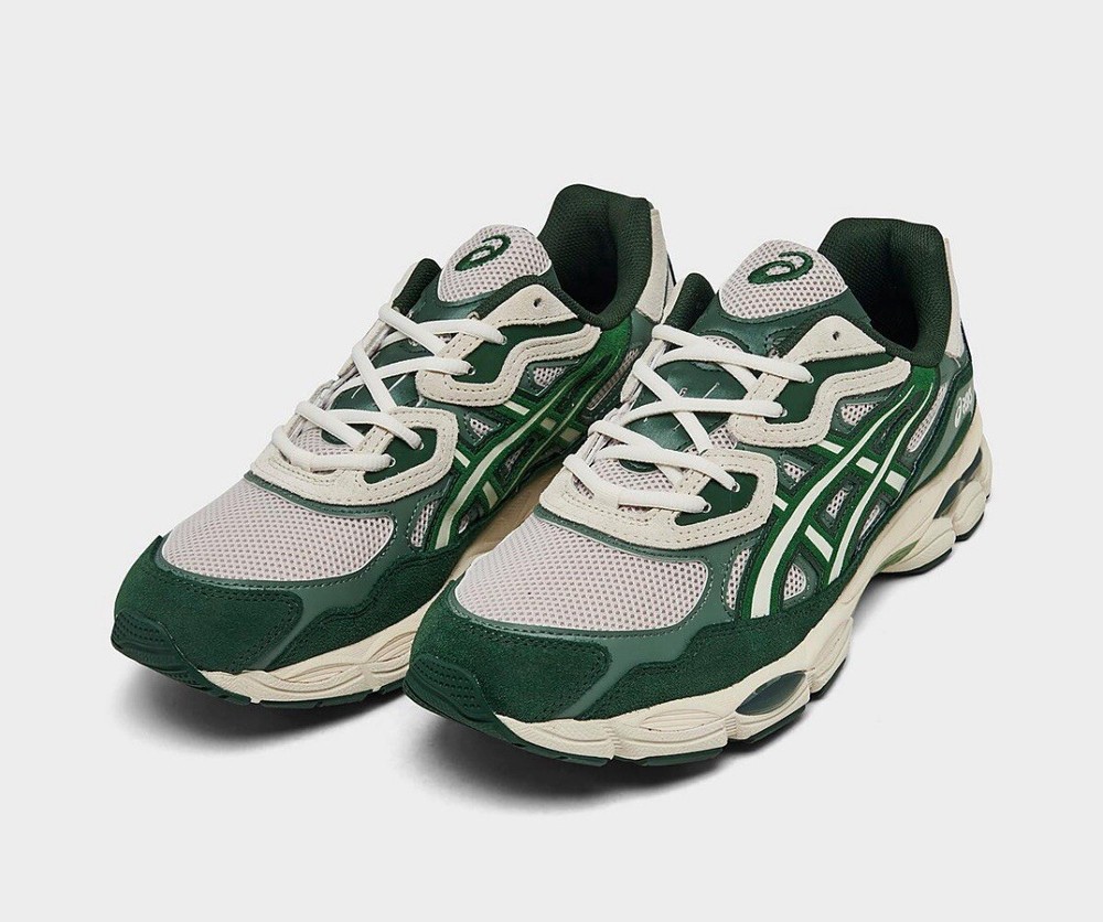 Asics Sportstyle Gel-NYC Smoke Grey/ Formal Garden Running Men Shoes 1203A687020