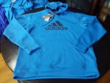 adidas Men’s Athletics Team Issue Pullover Hoodie Big Logo DH9014-9017-9018 NWT