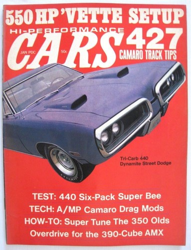 1970/71 " HI PERFORMANCE CARS " MAGAZINES..YOUR CHOICE of ONE...FREE SHIPPING - Picture 2 of 8