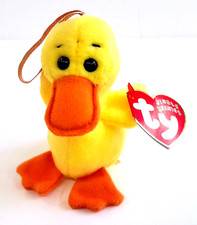 CHRISTMAS TY BEANIE BABIES QUACKERS the DUCK JINGLE BEANIES Ornament