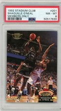 1992 Stadium Club Members Only #201 Shaquille O'Neal - PSA 8