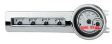 Dakota Digital 1941-1948 Chevrolet Car Silver Red Led Gauge Kit Vhx-41c-s-r