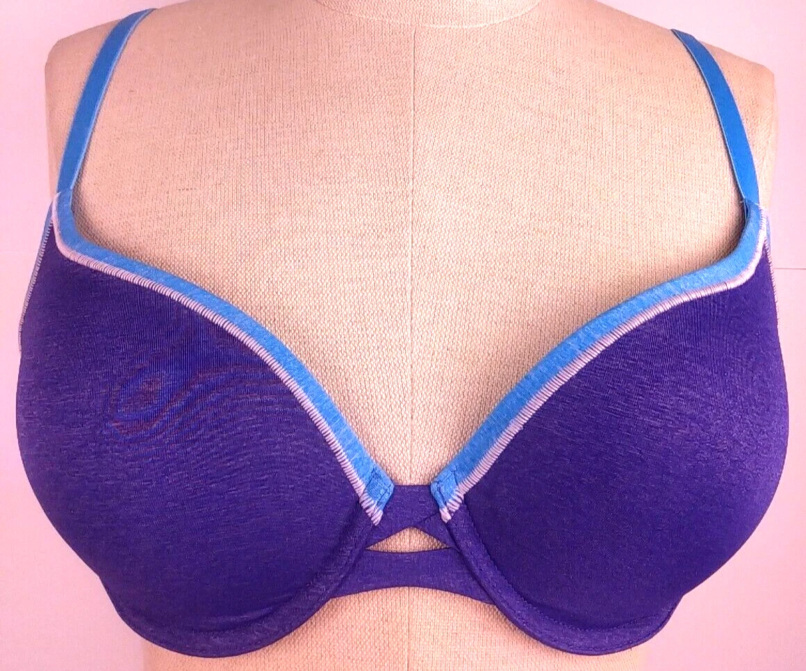 Victoria's Secret RN 54867 Purple Perfect Shape Padded Bra Size 34 C (11)