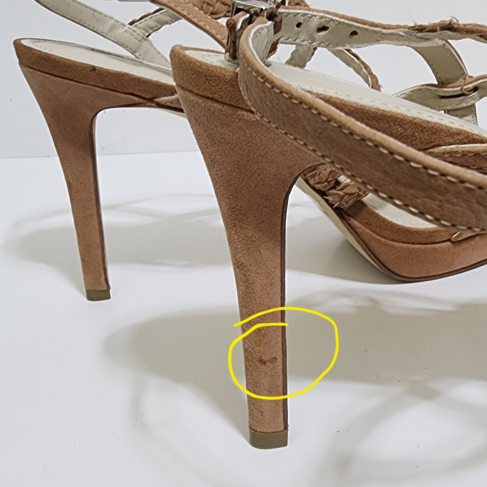 BCBGeneration Suede Gladiator Platform Slingback … - image 17