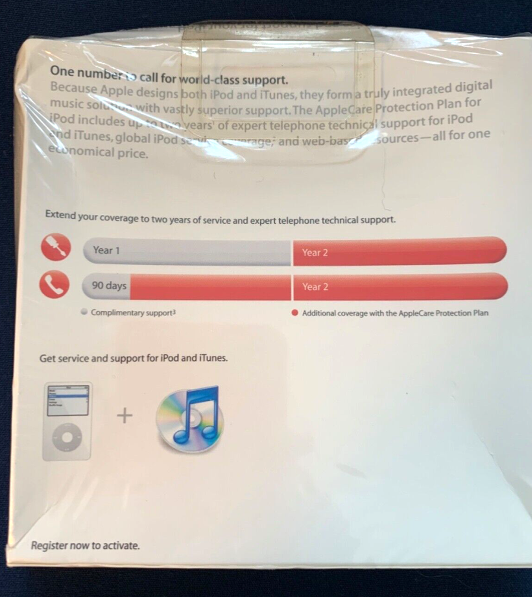 Apple Applecare Protection Plan For iPOD Nano & iPOD Shuffle