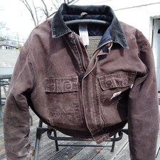 Carhartt 2XL Dark Brown 14806 Jacket