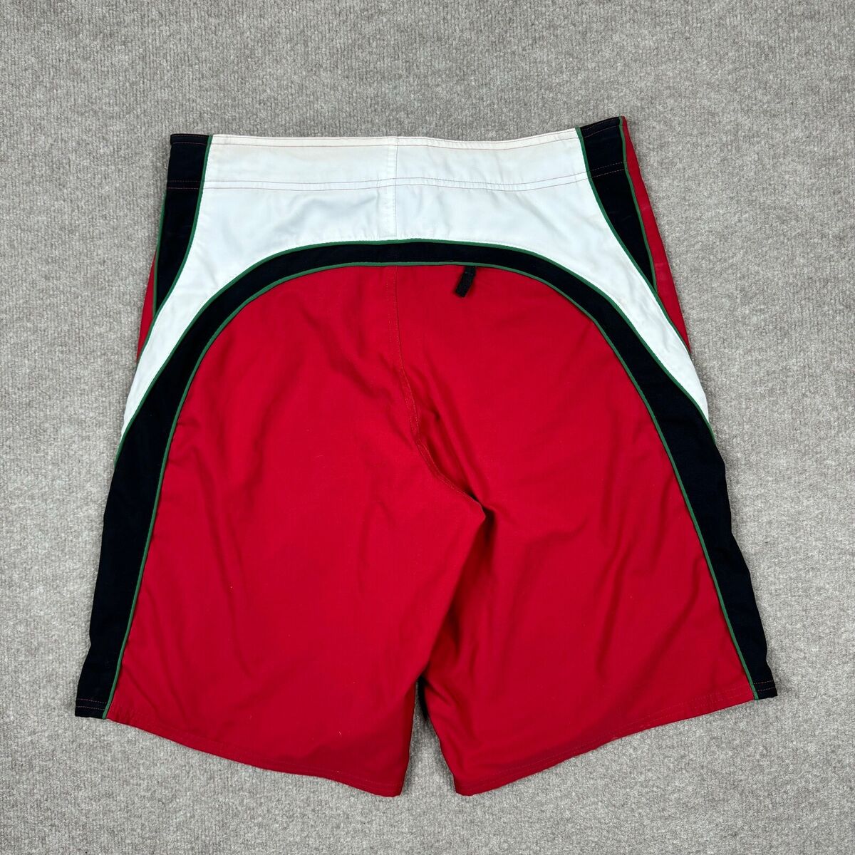 First Wave Board Shorts Men Size 34 Red Swim Trunk First Wave Board Shorts Men Size 34 Red Swim Trunk