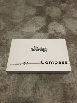 2018 Jeep Compass Owners Manual With Case OEM Free Shipping 500 Page Manual