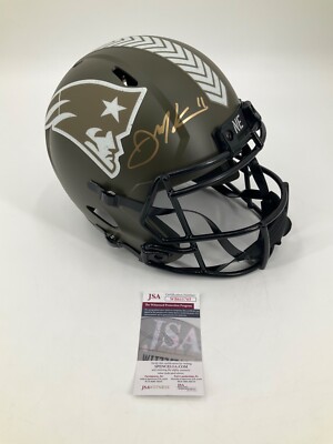 JULIAN EDELMAN AUTOGRAPHED NEW ENGLAND PATRIOTS STS FULL SIZE REP JSA ...