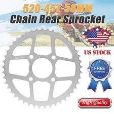 520 Chain Rear Sprocket 45T 45 Teeth For 150cc 200cc 250cc Dirt Bike Apollo ATV