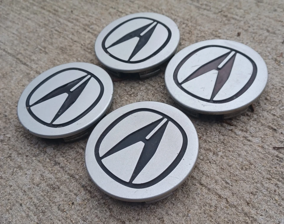 Acura CL MDX RSX TSX TL center cap set of 4, 1998-2012 part # 44732 S6M A00 S2 - Image 2 of 3