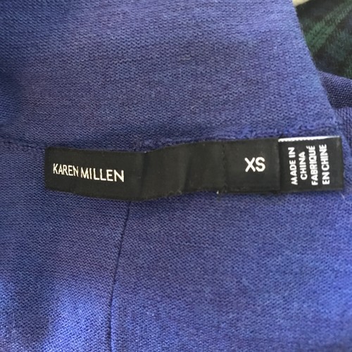 Karen Millen Blue High Neck Sweater Top XS - Picture 10 of 11