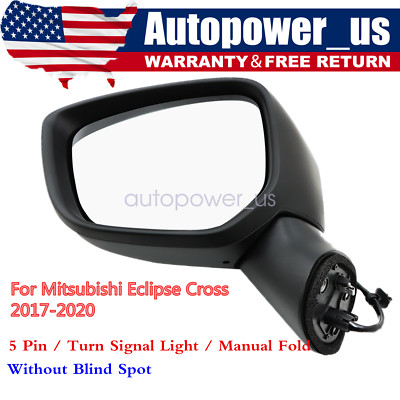 For 2017-2020 Mitsubishi Eclipse Cross Left Side Mirror 5Pin Turn Signal Light