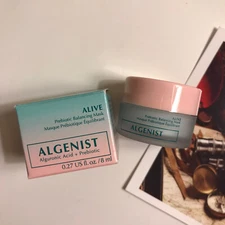 NEW ALGENIST ALIVE Prebiotic Balancing Mask Travel Size .27 oz / 8 ml NWB