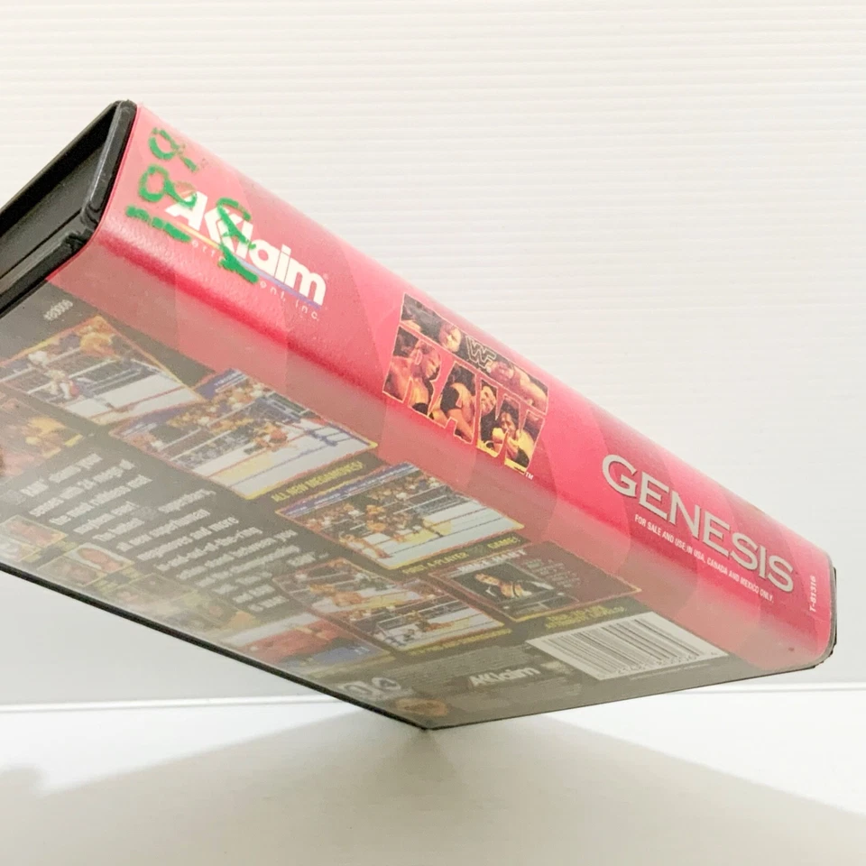 WWF Raw + Box - Sega Mega Drive / Genesis - Tested & Working! - Image 2 of 4