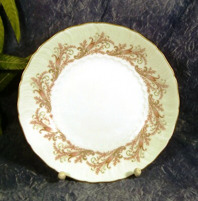ROYAL TETTAU Venus - 1 Suppenteller rosa mit Goldrand 2530