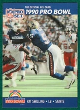 Pat Swilling - 1990 Pro Set #420 - New Orleans Saints Pro Bowl Football Card