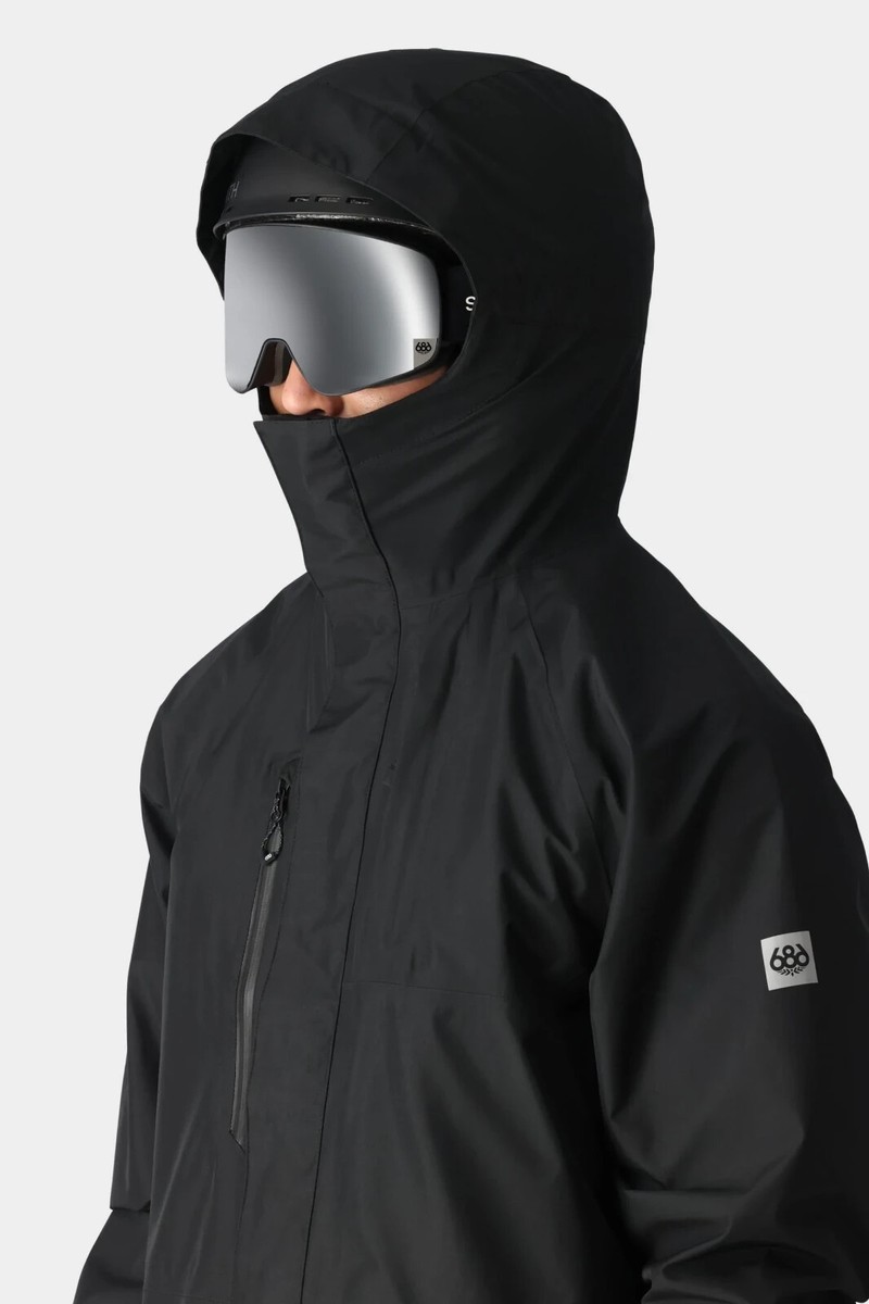 686 Men's GORE-TEX CORE Shell Jacket - Black - XL - NWT | eBay