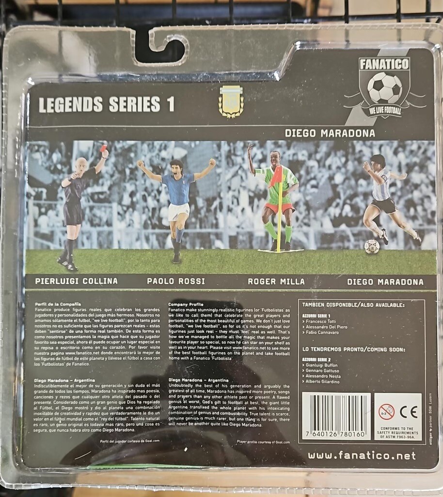 Fanatico Original Figures Diego Maradona 6” No ftchams