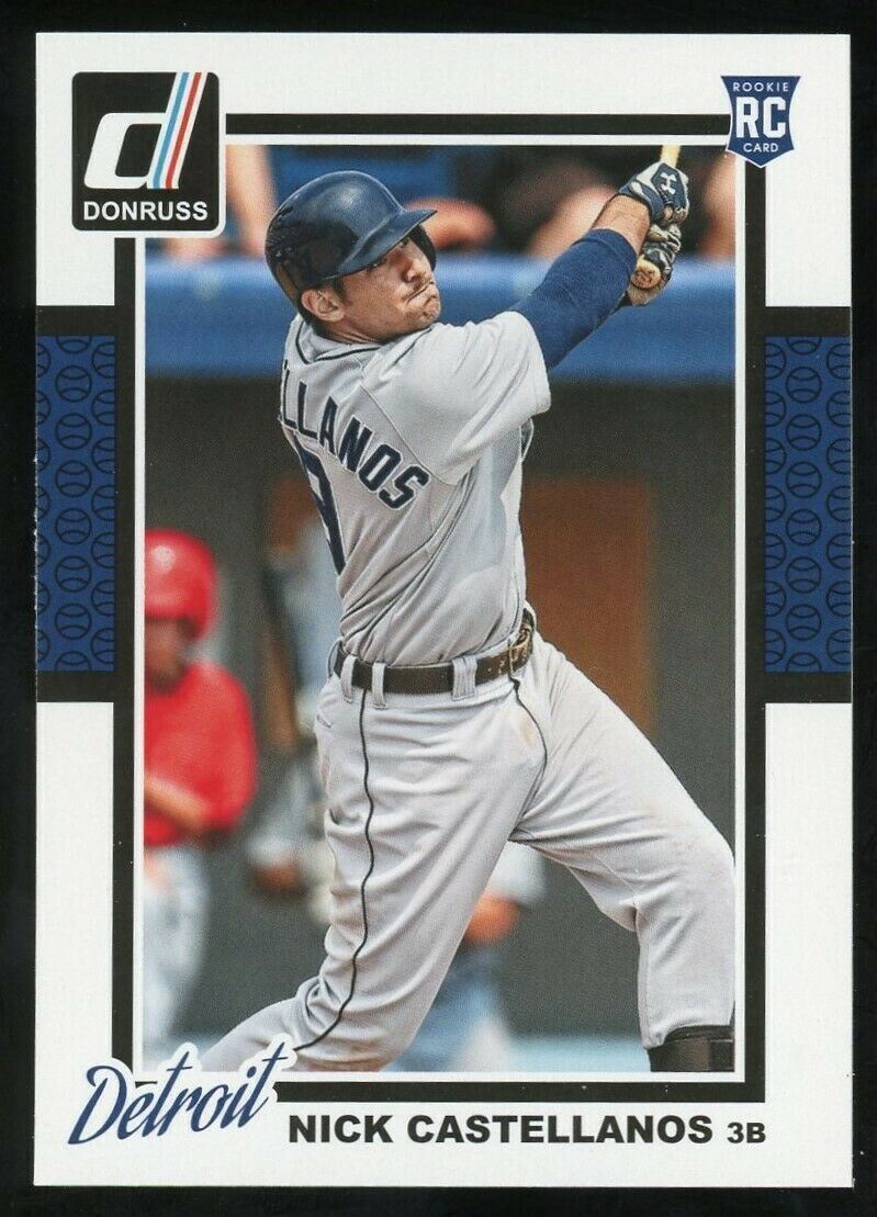 2014 Donruss Nick Castellanos Rookie Tigers RC #295