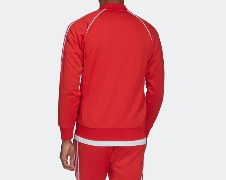 Adidas Originals Classics Superstar Track Jacket Vivid Red BNWT | eBay
