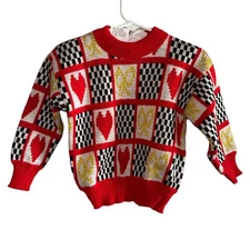 Vintage Brand New Multicolor Toddler JPI Company Sweater 2T 
