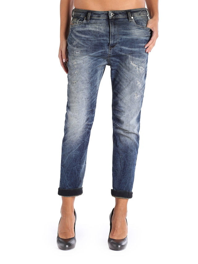 $378 NEW DIESEL EAZEE-NE Sweat Jeans Size W31/WAIST ACROSS 17" CROPPED INSEAM image 2