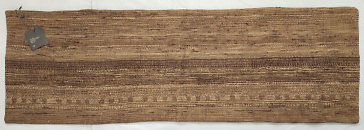 Restoration Hardware Alina Handwoven Space-Dyed Slub Pillow Cover Lumbar Latte