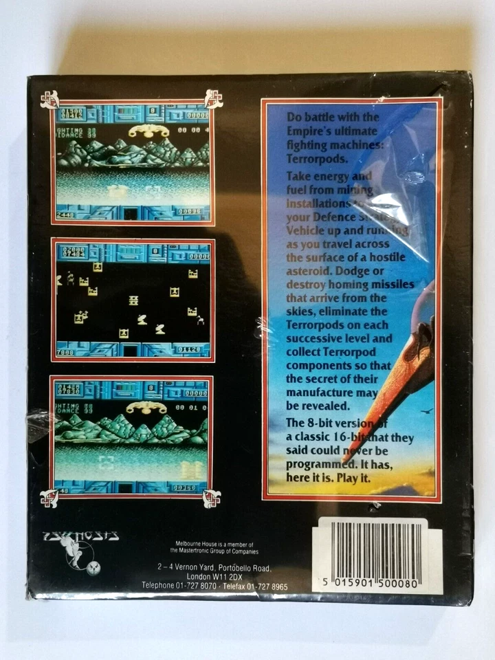 Commodore 64 SEALED Terrorpods game by Melbourne House + Free Working Copy - Image 2 of 4