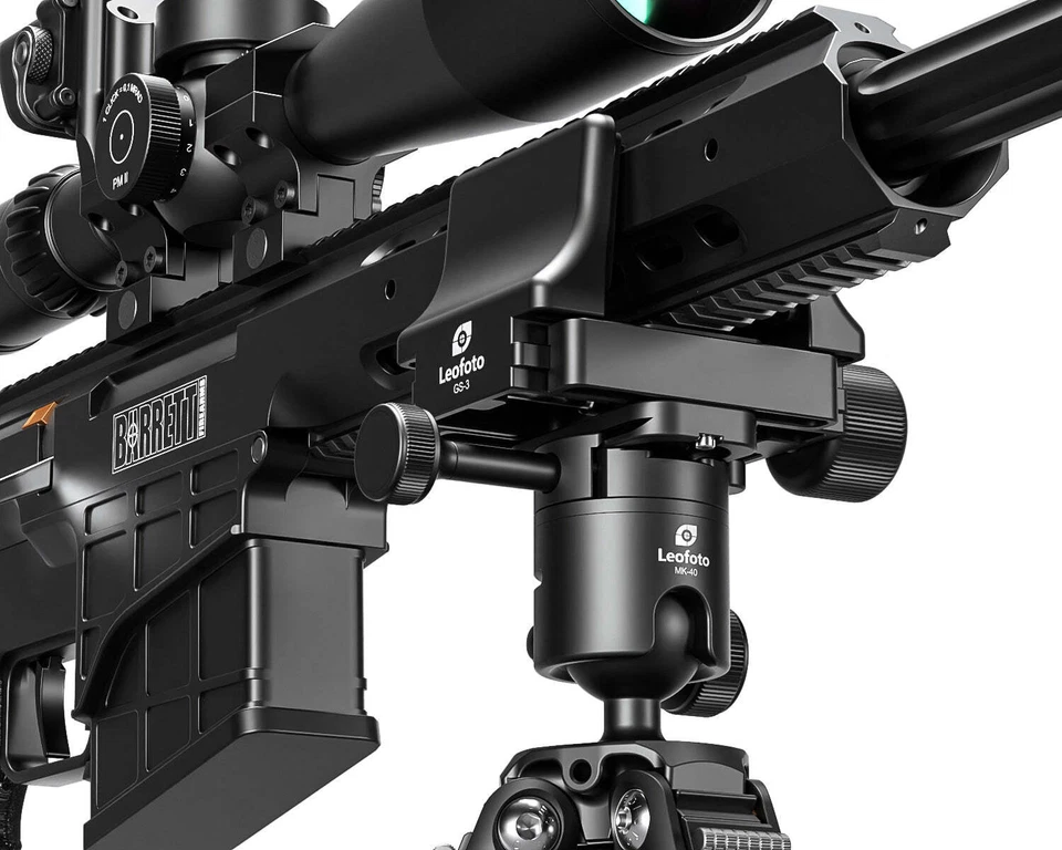 Leofoto Outdoors Tripod with Ball Head and Clamp- SA-363CX+MK-40X+GS-3 - Image 3 of 4