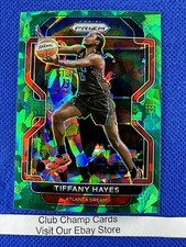 2022 #86 Tiffany Hayes WNBA Panini Prizm Basketball Green Ice Prizm Dream