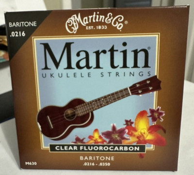 Martin M630 UKLELE Strings Clear Fluorocarbon Baritone