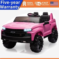 Ride On Toys 24V 2-Seater for Licensed Chevrolet Silverado 3 Speeds MP3 Player