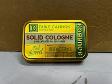 Duke Cannon Supply Co. Bourbon Solid Cologne Oak Barrels + Aged Spirits NEW