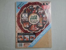 Apple Bits Cut Paste Wood Cut-Outs 12 - Folk Dolls Wild Flowers